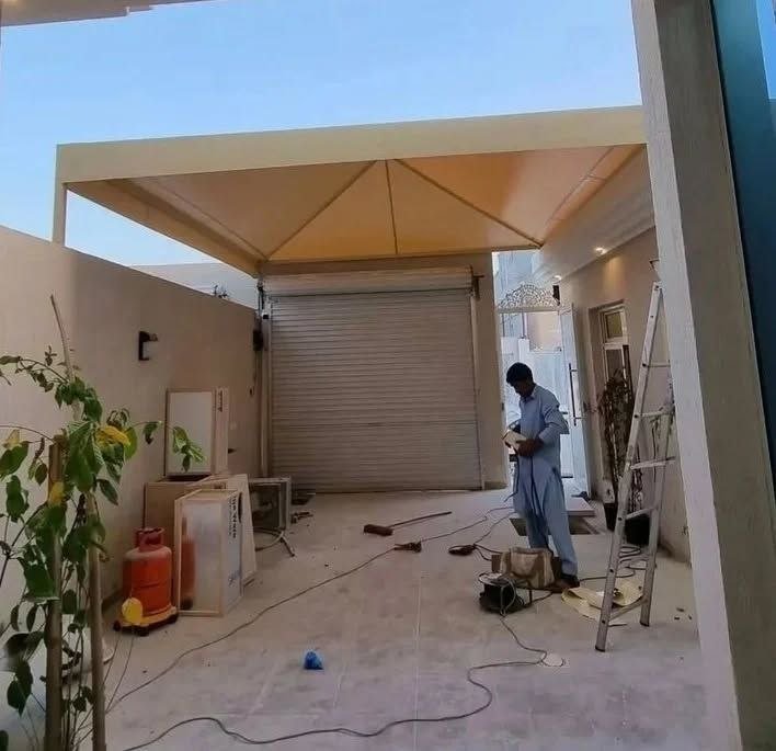 صيانة وتجديد قماش مظلة سيارات قديمة بالخبر حي العليا